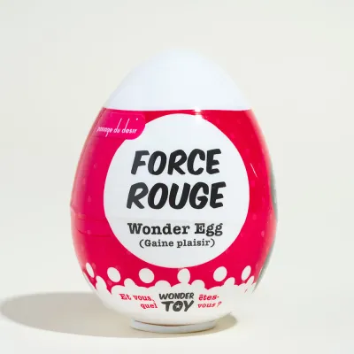Œuf de mastrubation surprise Wonder Egg - 6,8 x 5 cm Rouge