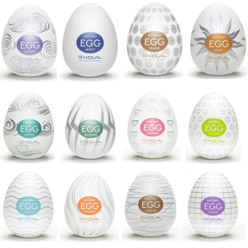 Œuf de masturbation à spirales Tenga Egg
