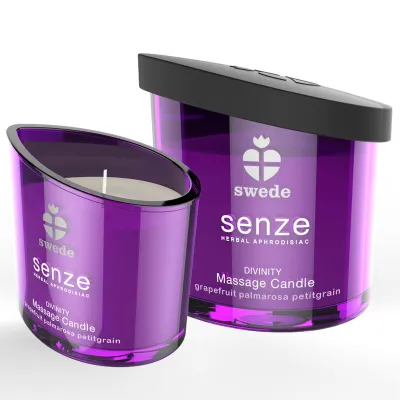 Bougie de massage Senze Divinity pamplemousse palmarosa - Swede