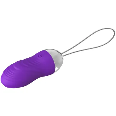 Œuf vibrant télécommandé en silicone violet - Armony