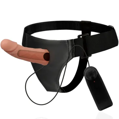 Harnais Gode Ceinture Creux Marcos Vibrant 15cm - Harness Attraction