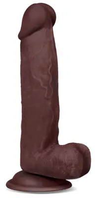 Gode réaliste SLIDY COCK 15 x 4cm Marron