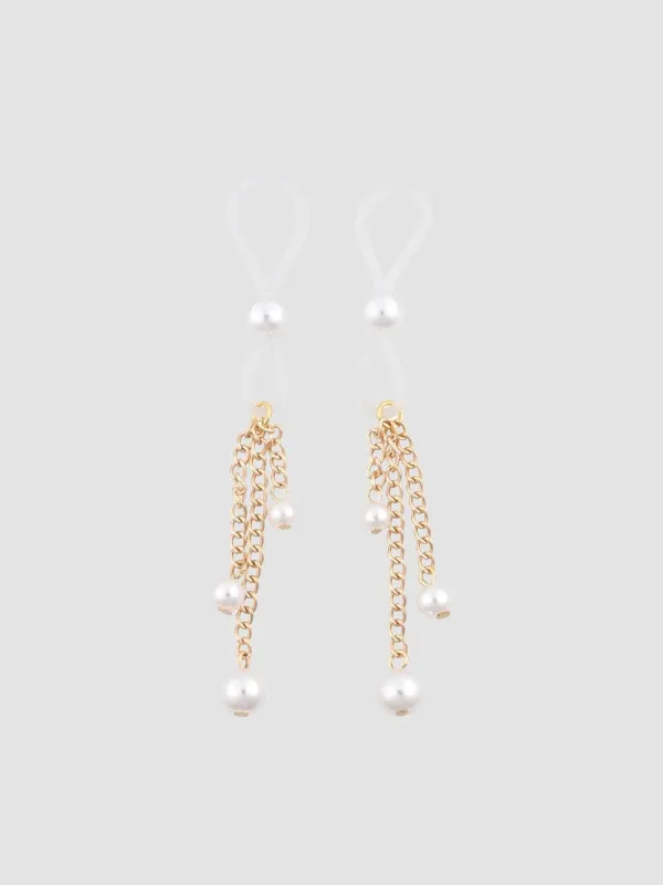Pinces à tétons bijoux Pearl