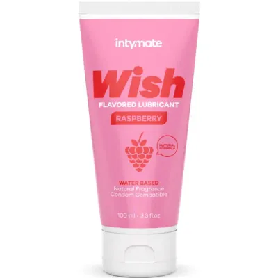 Lubrifiant Aromatisé Intymate Wish Framboise 100ml - Intymate