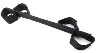 Barre plate avec 4 Menottes Scratch 45 cm