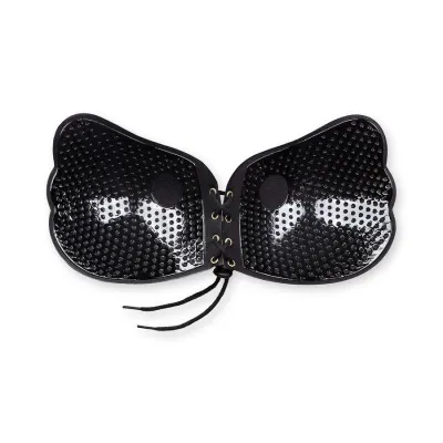 Soutien-Gorge Adhésif Lace-it Bra Push-Up Bonnet B Noir - Bye Bra