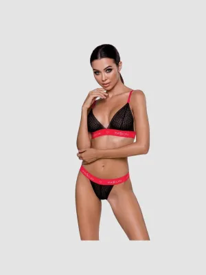 Ensemble 2 Pièces Glamiss Noir & Rouge