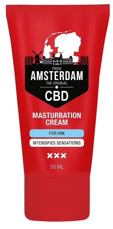 Pharmquests Crème de masturbation au CBD AMSTERDAM XXX 50ml