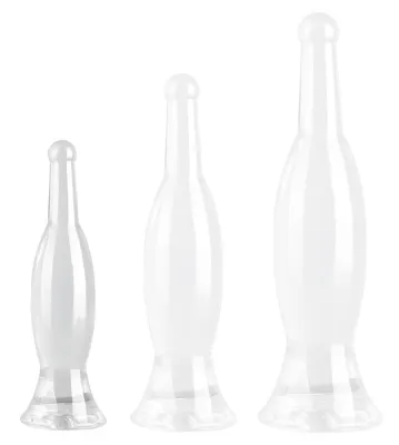 Plug transparent BOTTLE S 18 x 4.5cm