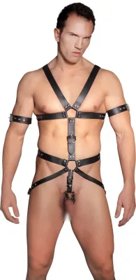 Harnais complet en cuir ZADO Noir