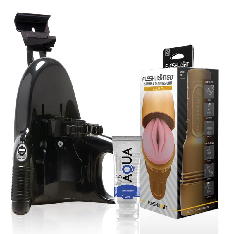 Pack Masturbateur Automatique + Vagin Go Training Unit + Lubrifiant