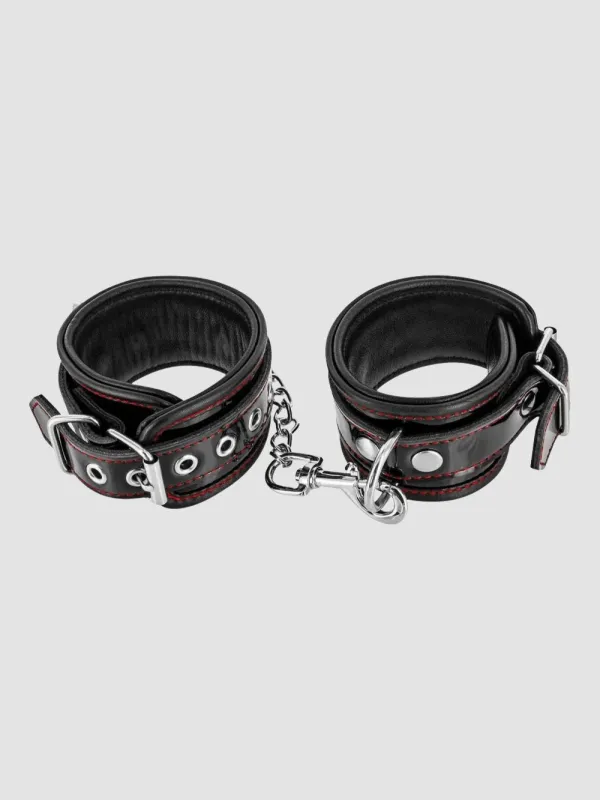 Menottes en cuir laqué Premium