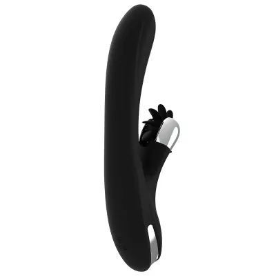 Vibromasseur Rabbit Vibrant Bunny Johnny - Black&Silver