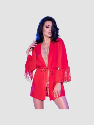 Déshabillé CR4084 Rouge