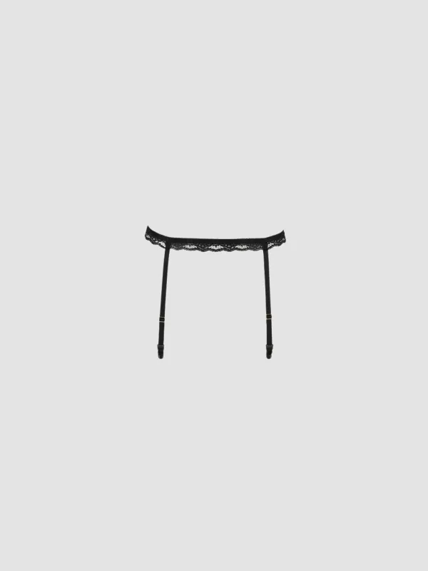 Porte-Jarretelles Shelly Noir Devil Collection
