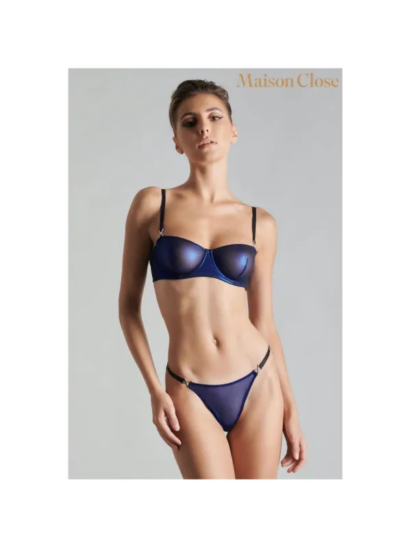 Soutien-Gorge Balconnet Blue Angel Tulle Bleu