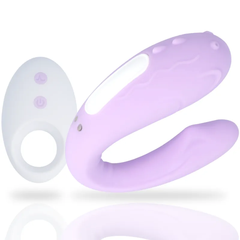 Vibromasseur pour couples Rin avec télécommande - Mia