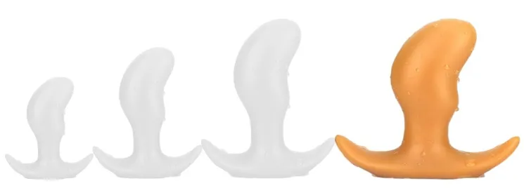 Plug en silicone PODS XL 14 x 6.5cm Orange