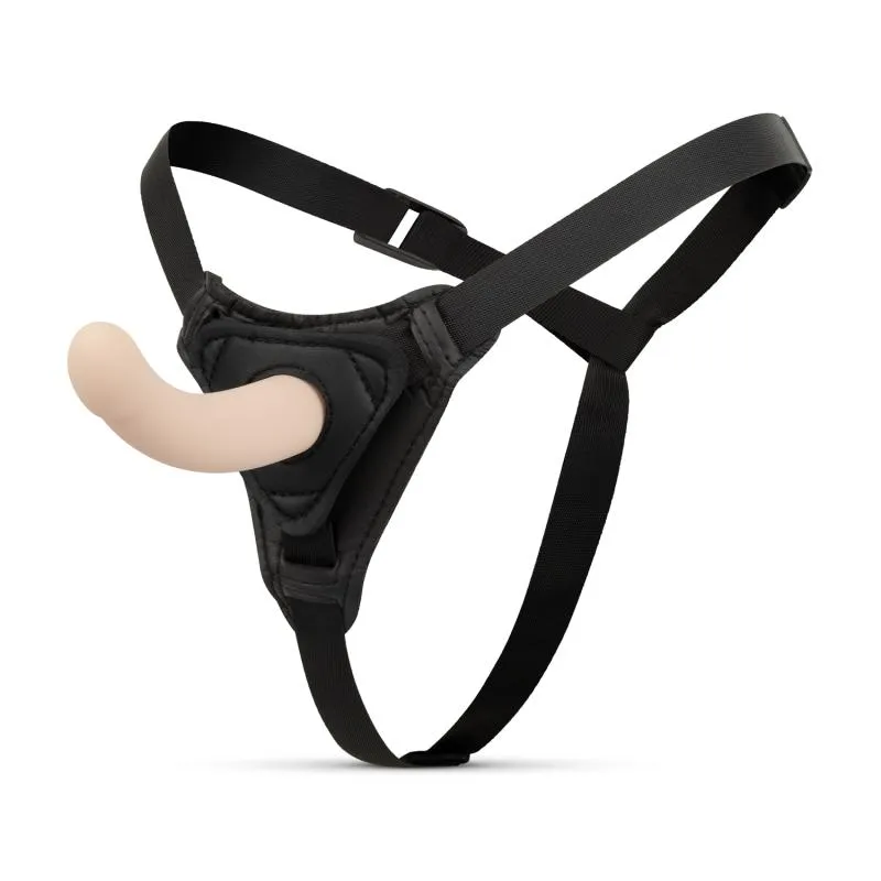 Easytoys Fetish - Gode ceinture avec harnais - Courbé