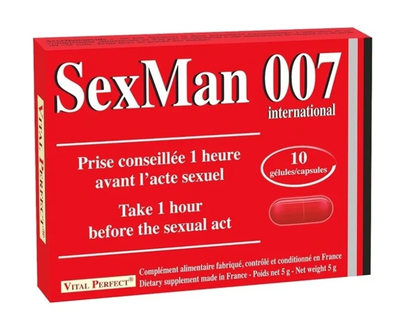 Stimulant SexMan 007 10 gélules