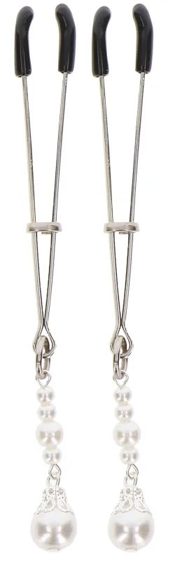 Pince-tétons TWEEZERS PEARLS Taboom Argentées