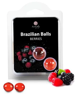Boules de massage BRAZILIAN BALLS Fruits des bois