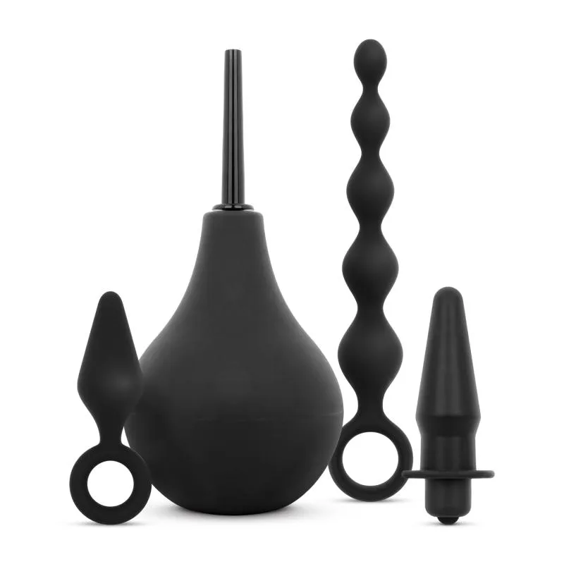Ensemble Plug Anal et Douche - Noir