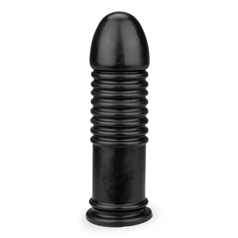 Plug XXL strié pour insertion anale extrême