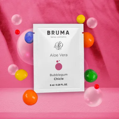 Lubrifiant Gel Glissant Aloe Vera Bubblegum 6 ml - Bruma