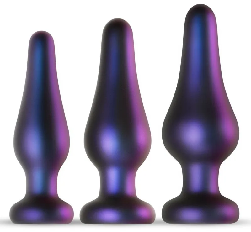 Lot de 3 plugs en silicone COMETS Hueman
