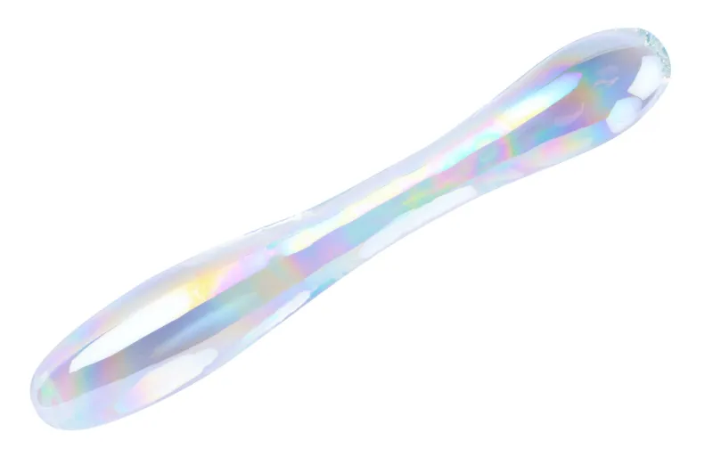 Gode en Verre DOUBLE DELIGHT 22 x 3.6cm Transparent