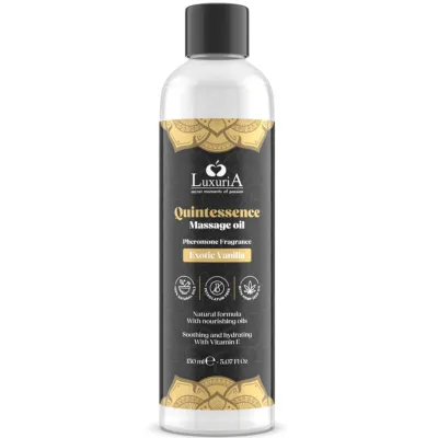 Huile de Massage Quintessence Vanille Exotique 150ml - Intimateline