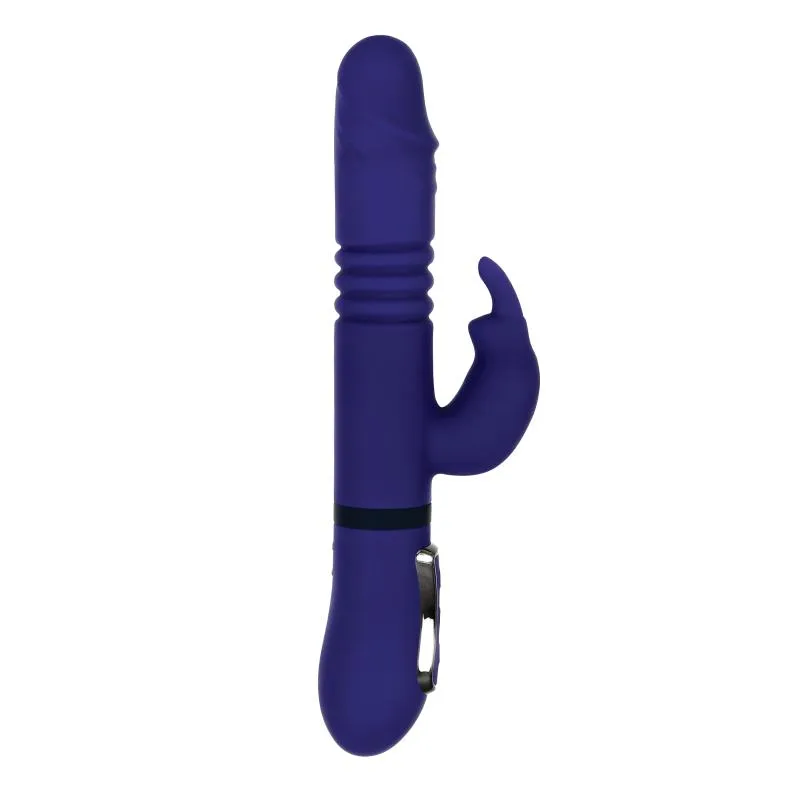 Evolved - Vibromasseur Lapin Tout en Un - Bleu Royal