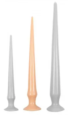Gode long TAIL FLEX M 40 x 4.5 cm Flesh