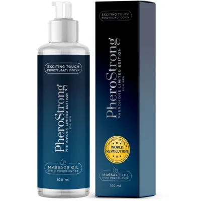Huile de massage aux phéromones édition limitée homme - PheroStrong