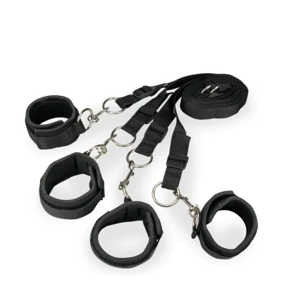 Attaches de lit BDSM poignets et chevilles Four Corners