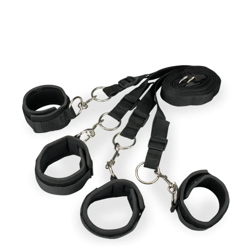 Attaches de lit BDSM poignets et chevilles Four Corners