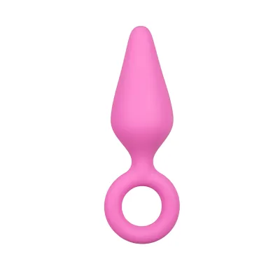 EasyToys - Plug anal rose avec anneau - Small