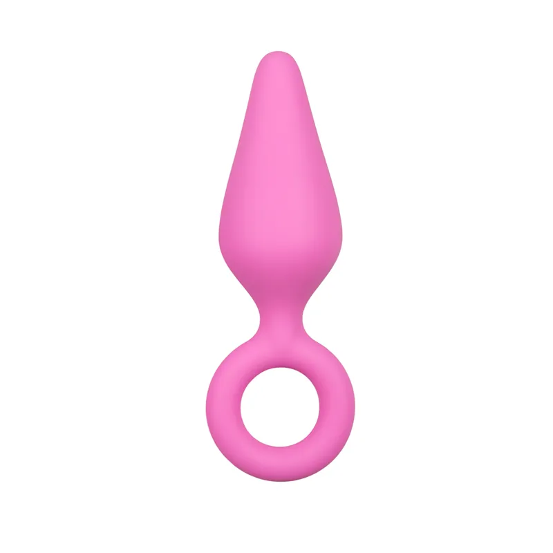 EasyToys - Plug anal rose avec anneau - Small