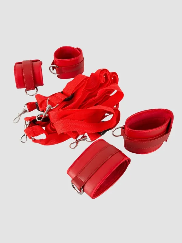 Attaches de Lit sans barreaux Rouges