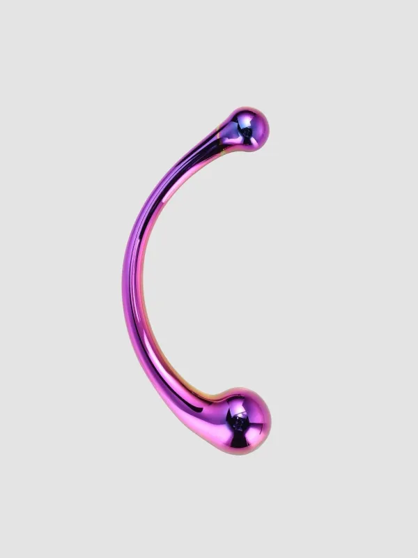 Dildo en Verre Curved Wand Glamour Glass