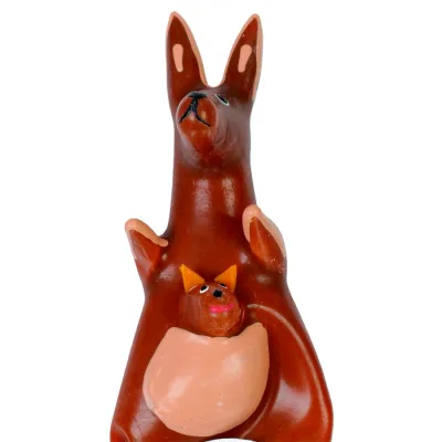 Préservatif Fantaisie Kangourou XL Peint Main - Condomerie
