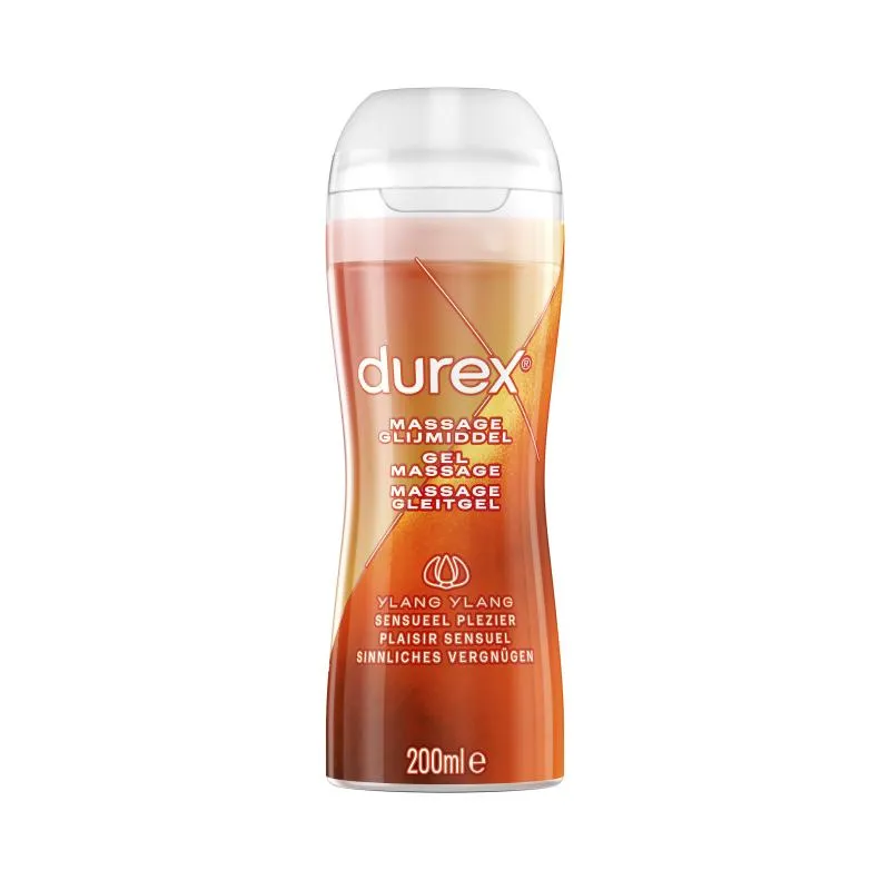 Durex - Gel 2-en-1 Massage et Lubrifiant Ylang Ylang - 200 ml