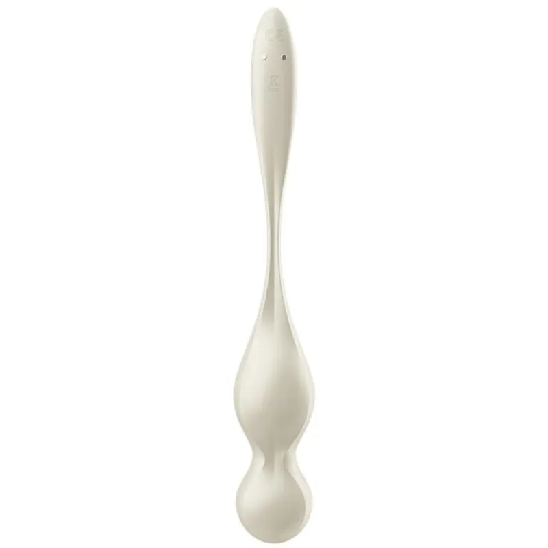 Boules de Geisha Vibrantes Love Birds 1 Blanc - Satisfyer