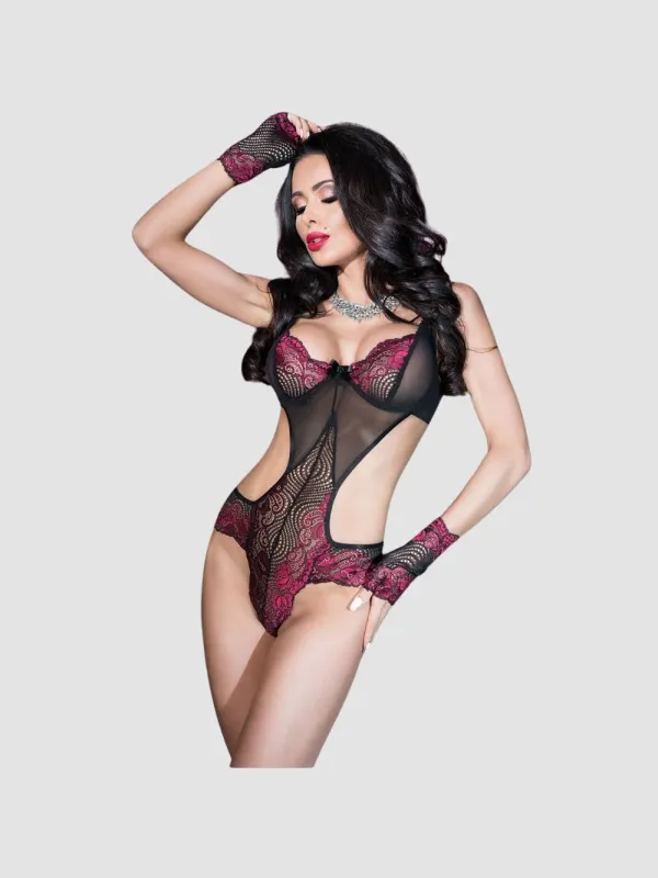 Body Spanish Lace CR4212 Rose