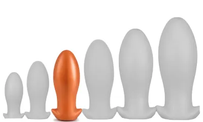 Plug en silicone SAURUS EGG L 14 x 6.3cm