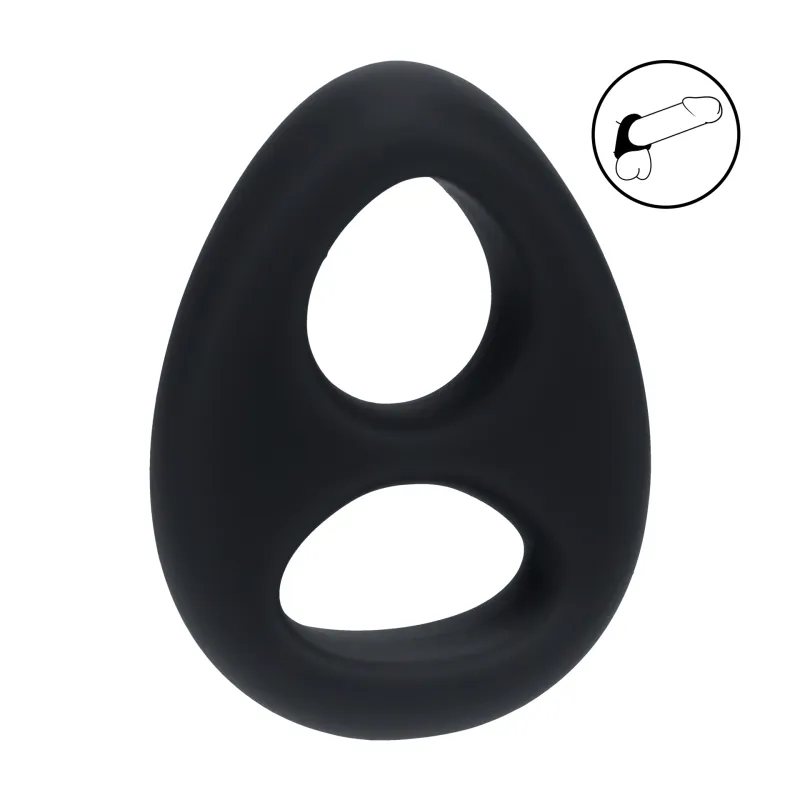 Cockring Double Silicone Liquide