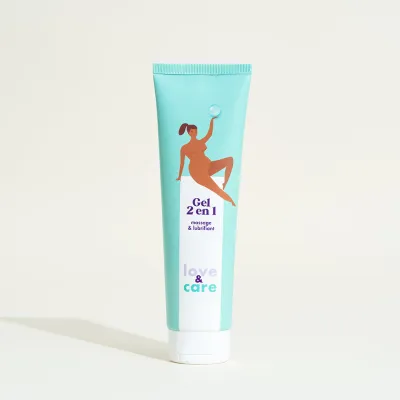 Gel 2 en 1 Massage et lubrifiant Love&Care