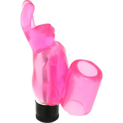 Stimulateur doigt lapin en silicone vibrant - Seven Creations