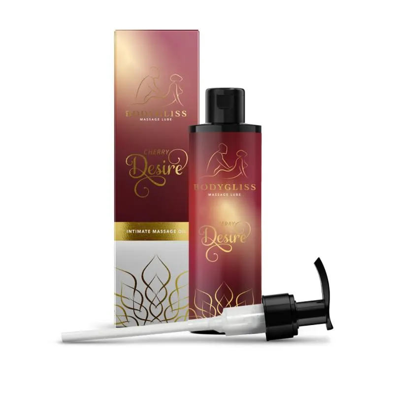 BodyGliss - Cherry Desire Huile de Massage et Lubrifiant - 150 ml